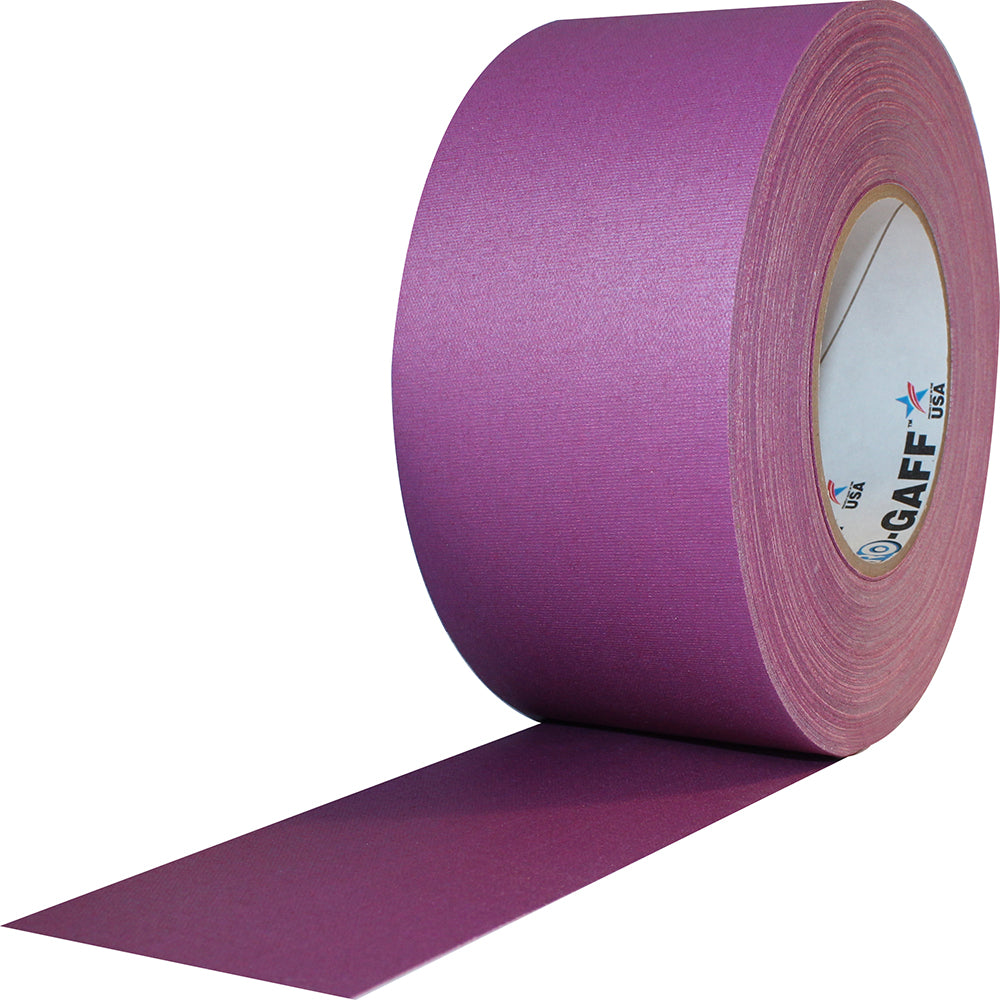 Pro Gaff Tape - 3" x 55yd, Purple - Neon Production Supply