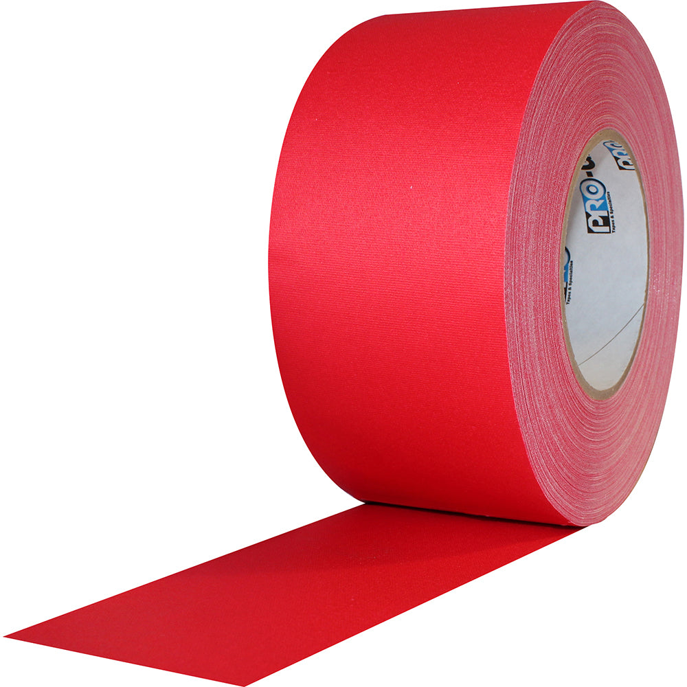Pro Gaff Tape - 3" x 55yd, Red - Neon Production Supply