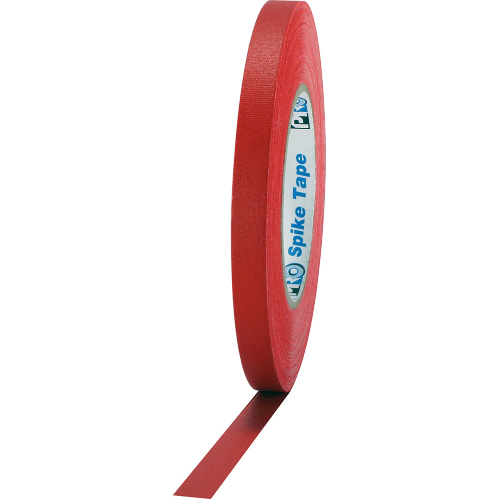 Pro Gaff Spike Tape - 1/2" x 45yd, Red - Neon Production Supply