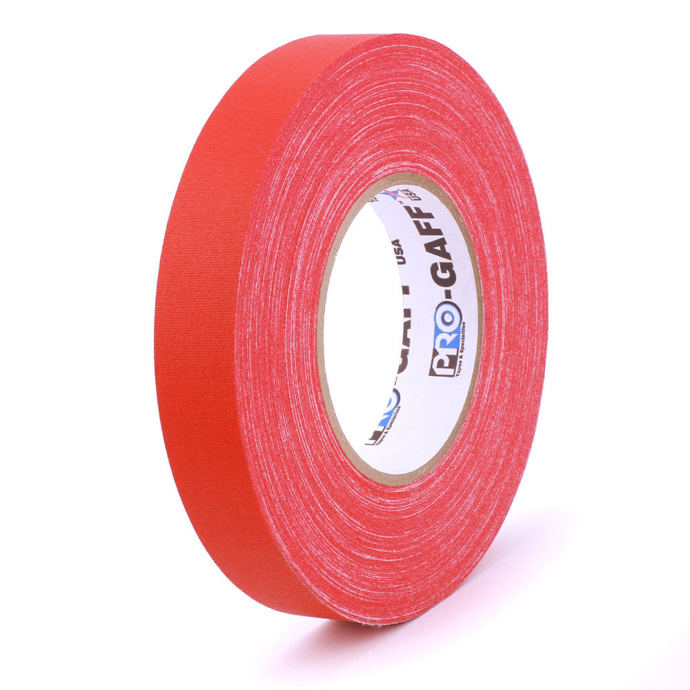Pro Gaff Tape - 1" x 55yd, Red - Neon Production Supply