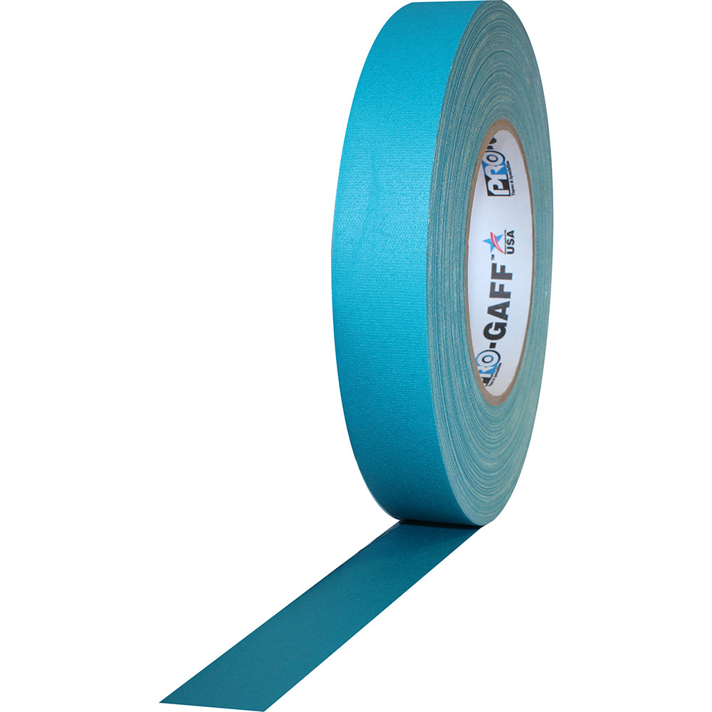 Pro Gaff Tape - 1" x 55yd, Teal - Neon Production Supply