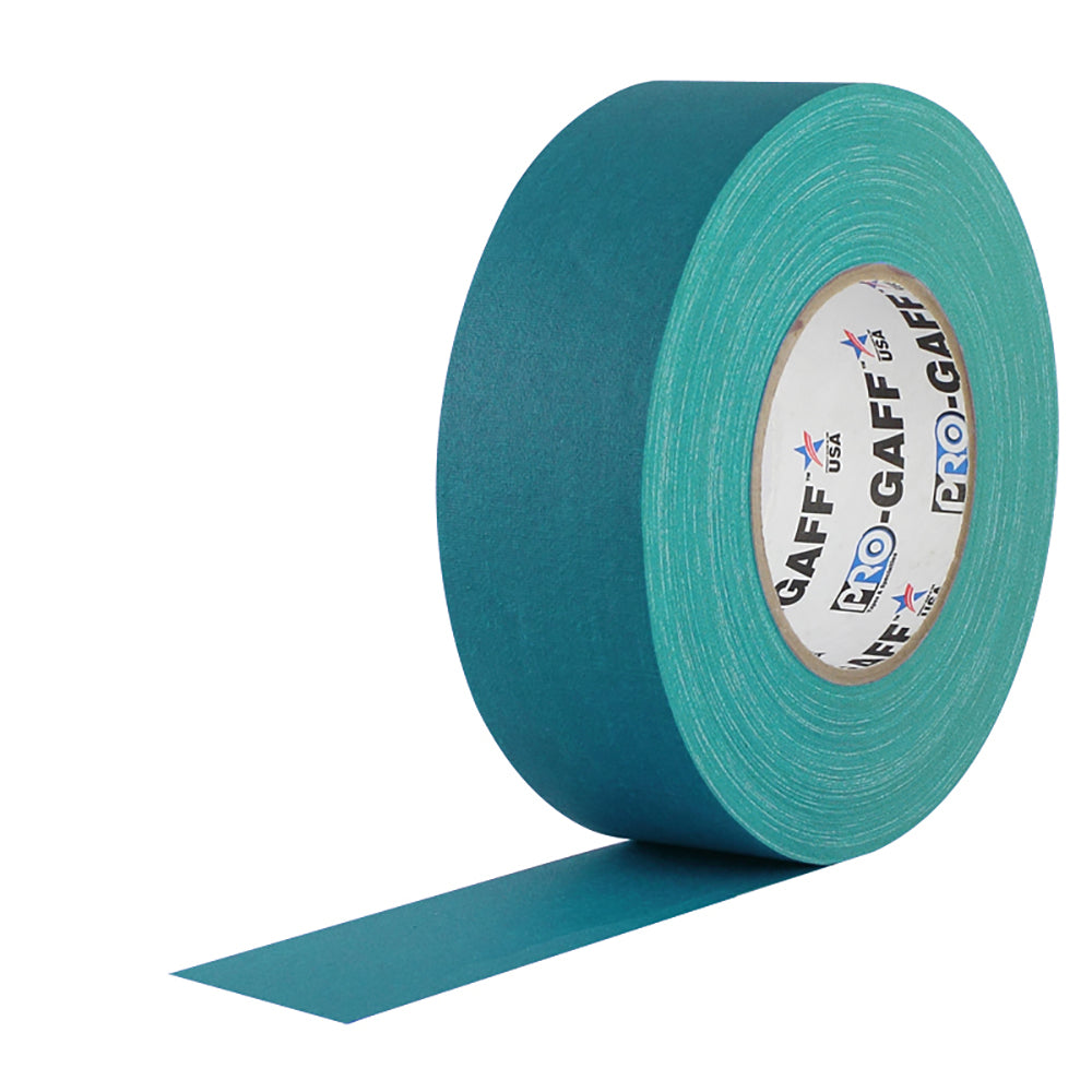 Pro Gaff Tape - 2" x 55yd, Teal - Neon Production Supply