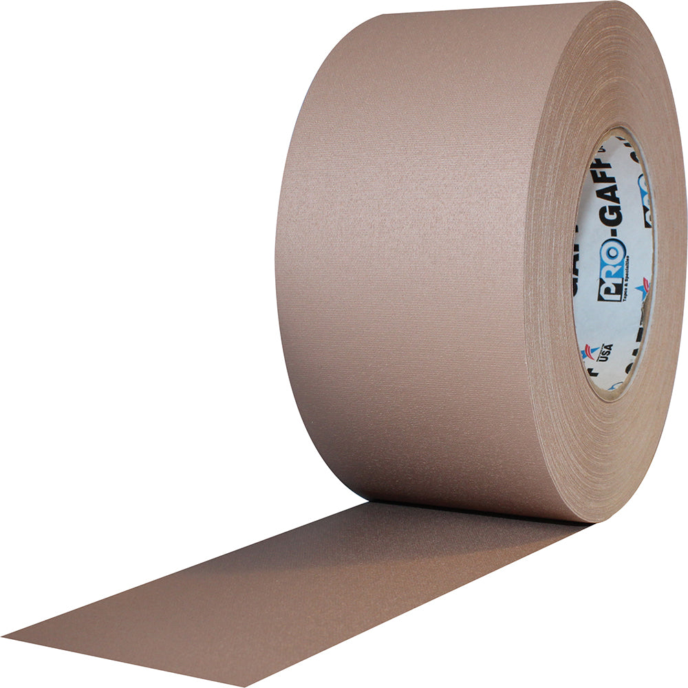 Pro Gaff Tape - 3" x 55yd, Tan - Neon Production Supply