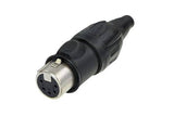 Neutrik Cable end TOP series 5 pin female - nickel/gold - IP 65 and UV rated