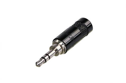 Neutrik Rean‚Ñ¢ Plug 3.5mm stereo - black/silver