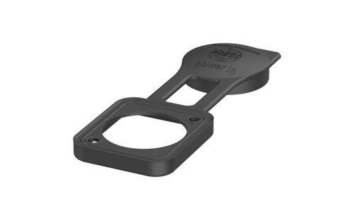 Neutrik Sealing Cover - D-Size - "Power In" for powerCON¬¨√Ü blue / grey NAC3MPA*, NAC3MPXXA* and TRUE1¬¨√Ü NAC3MPX*
