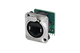 Neutrik Receptacle etherCON Cat 5 D series - PCBH- integrated 100Mb magnetics