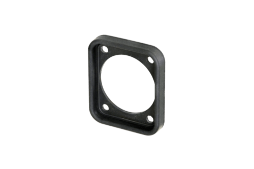 Neutrik Gasket - EPDM for use with D size chassis connectors - IP65 and UV resistant - black