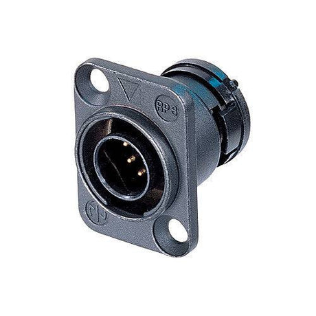 Neutrik Receptacle set black - neutriCON male - with PS1 contacts