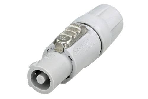 Neutrik powerCON Inline Connector -  Out, Gray - NAC3FCB