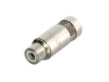 Neutrik Rean‚Ñ¢ RCA Cable Phono Jack Nickel/Nickel, w/Solder Terminals, Cable OD 6mm