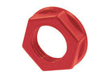 Neutrik Nut for NRJ jacks - plastic hexagonal, red