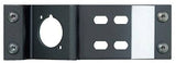 Neutrik Panel frame plate 1 D-size knockout, 4 ST chassis cutouts, connectors not included, black