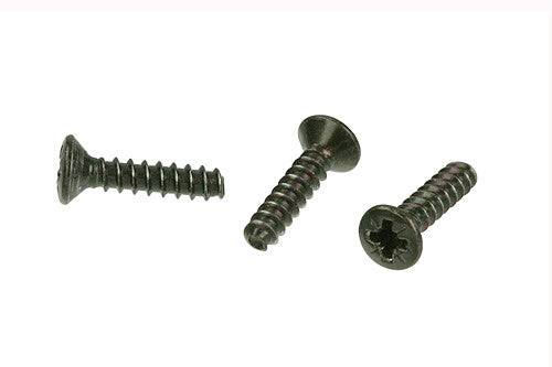 Neutrik Screw - black - countersunk - self-tapping - 2.9mm x 12mm, for use with etherCON and speakON receptacles