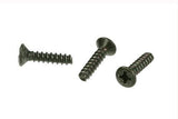 Neutrik Screw - black - countersunk - self-tapping - 2.9mm x 12mm, for use with etherCON and speakON receptacles