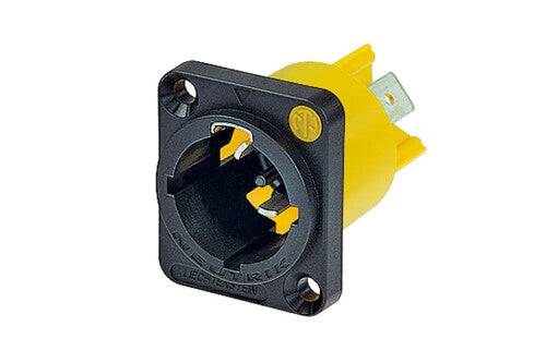 Neutrik Receptacle - powerCON TRUE1 - male - power in - 1/4" flat tab terminals