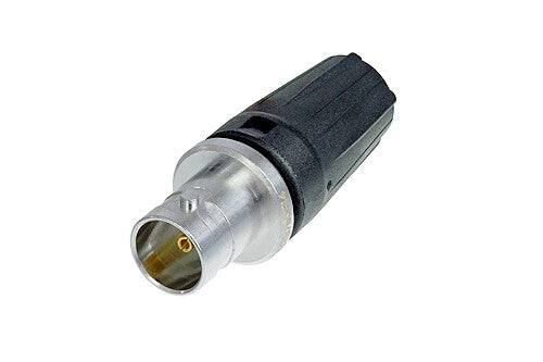 Neutrik Cable jack BNC rearTWIST tiny with rear boot- use Die Suffix -CD or -PDC - 75 Ohm