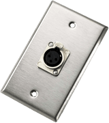 Neutrik Wallplate - single - NC3FD-L-1