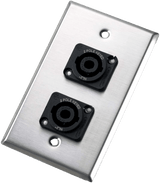 Neutrik Wallplate - dual - NL2MP