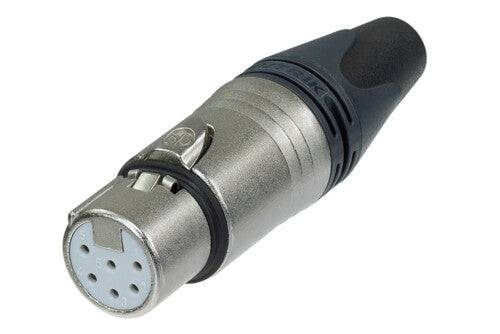 Neutrik Cable end XX Series - female 6 pin Switchcr.