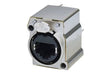 Neutrik Receptacle etherCON CAT5e B series - SMD LED light pipes - shielded - PCBV, 24mm from front panel to PCB