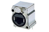 Neutrik Receptacle etherCON CAT5e B series - SMD LED light pipes - shielded - PCBH