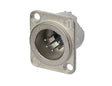 Neutrik Receptacle DLX series 5 pin male - solder - black/silver