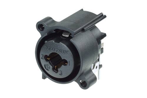 Neutrik Receptacle A Series Combo- 3 pin female XLR / stereo jack - PCBH- non-latching with retention spring