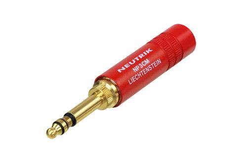 Neutrik Plug Mil spec 642/5A - red or black/nickel