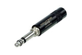 Neutrik Plug Mil Spec 642/2 - black/nickel