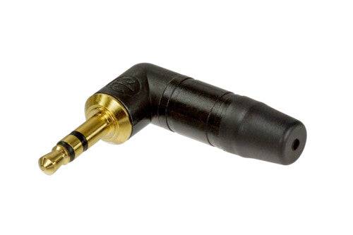 Neutrik Plug 3.5mm right angle - black/gold