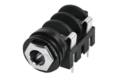 Neutrik Jack 1/4" mono switched - PCBH - supplied with chrome nose nut and NRJ-WB