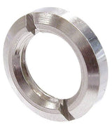 Neutrik Nut for NRJ jacks - round metal smooth nut nickel plated brass