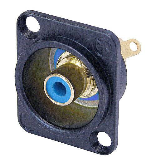 Neutrik Jacks RCA D series style- blue- black