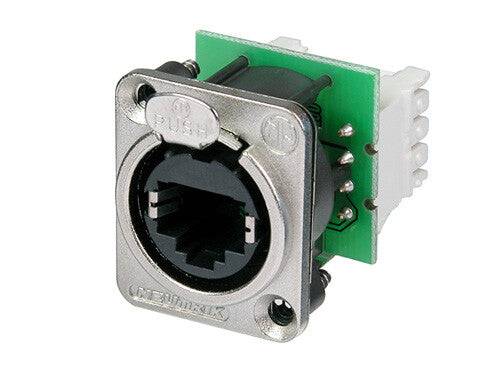 Neutrik Receptacle etherCON CAT5 D series - 110 punchdown - nickel