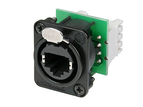 Neutrik Receptacle etherCON CAT5 D series - 110 punchdown - NE8FDVY110-BD