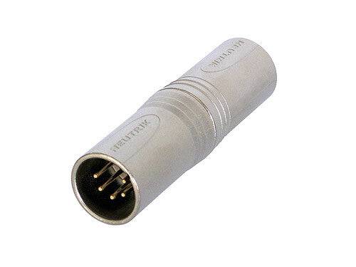 Neutrik Adapter - 5 pin male to 5 pin male - pre-wired