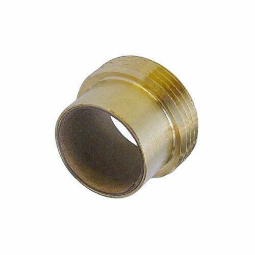 Neutrik Module - barrel - 11.5mm length - M17x1 outside threads - Brass with internal insulator