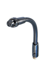 Neutrik Gooseneck set - 230mm - black - with female 3-pin XLR & adapters