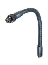 Neutrik Gooseneck set - 360mm - black - with female 3-pin XLR & adapters