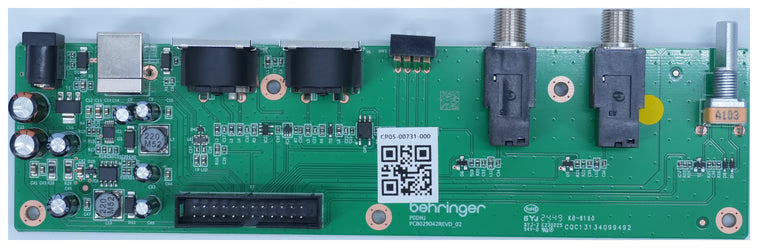 Music Tribe Behringer 2600 Main Input PCB - CP16-00731-000
