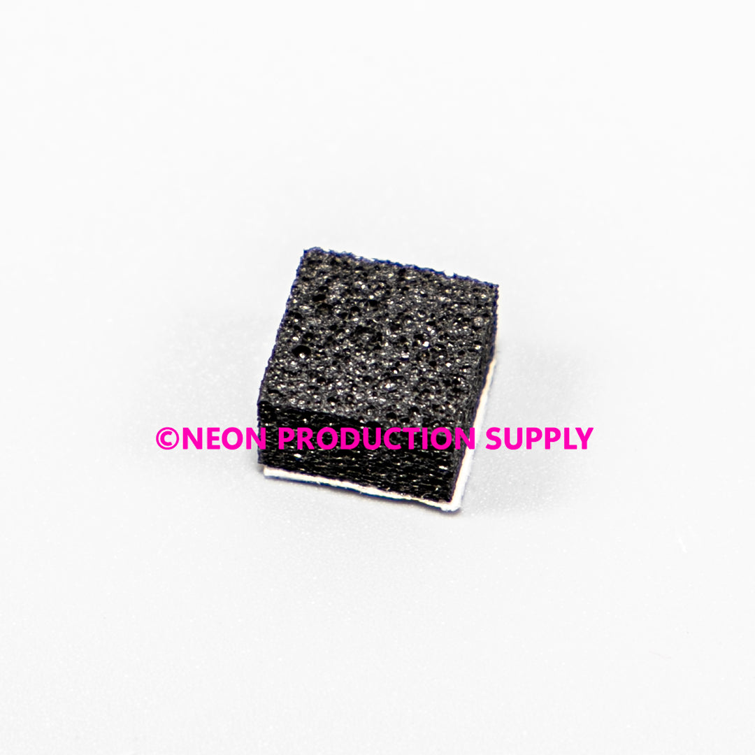 Crown PAD,0.4INX0.4INX0.25IN VYLFOM W/ADH BLK, BCA FET Foam - 134882-1