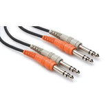 Hosa Dual Balanced 1/4" TRSM to Same Cable, 9' - CSS-203