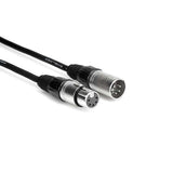 Hosa 5-Pin DMX Cable, XLR5F to XLR5M, 25' - DMX-525