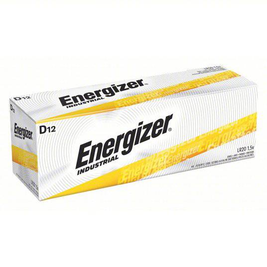 Energizer Industrial D Batteries, 12 Pack