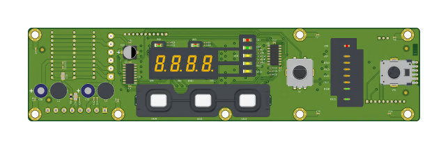 Music Tribe Behringer S16 Front Display PCB - CP06-00020-000