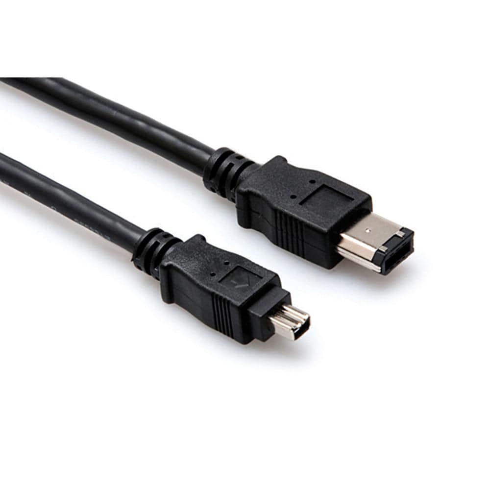 Hosa Firewire 400 Cable, 4-Pin to 6-Pin, 1.5' - FIW-46-101.5