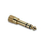 Hosa 3.5mm TRSF to 1/4" TRSM Headphone Adaptor, Inline - GHP-105