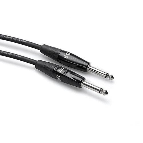 Hosa Pro Instrument Cable, 1/4" TSM to Same, 20' - HGTR-020