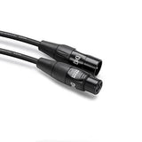 Hosa Pro Microphone Cable, XLR3F to XLR3M, 100' - HMIC-100